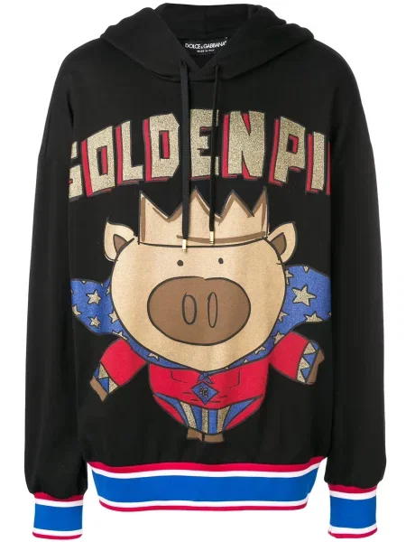 Hanorac cu glugă Dolce & Gabbana negru