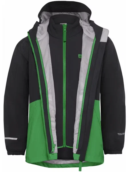 Детская куртка Jack Wolfskin черная