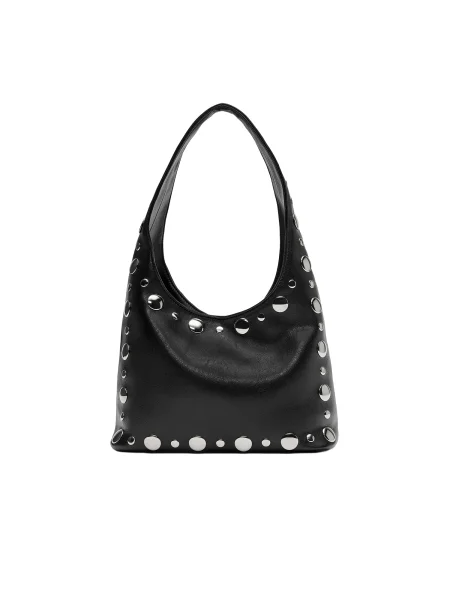 Pull&Bear Torba za čez ramo TACHAS' črna