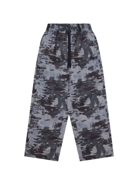 Pantaloni Dover Street Market cu imagine cu imprimeu abstract streetstyle gri
