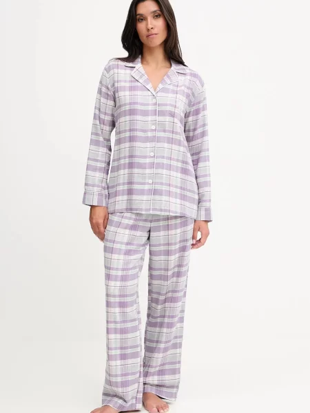 Lauren Ralph Lauren piżama fioletowy