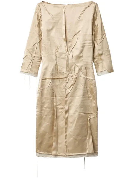Rochie Miu Miu din satin de costum