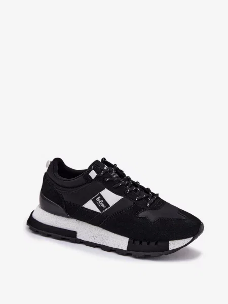 Superge Lee Cooper s platformo črna