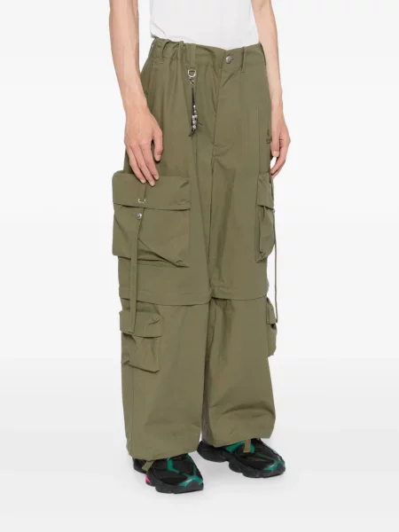 Plačiakojis cargo stiliaus kelnės Bape Black *a Bathing Ape® juoda