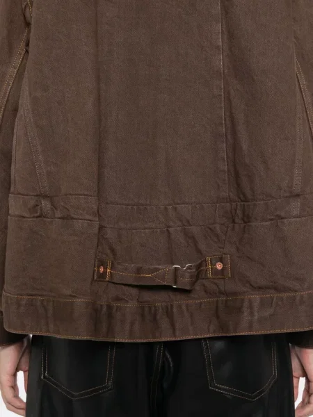 Geacă de blugi Sacai maro