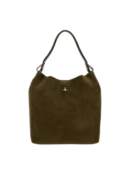 Torebka Vivienne Westwood skórzana zielona