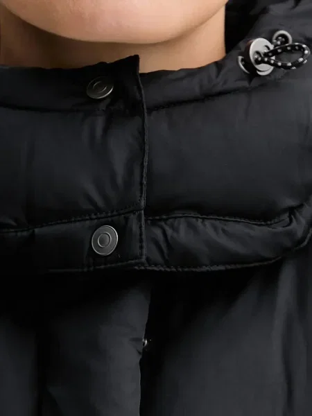 Geacă cu puf Levi's® cu glugă de flanelă albastru