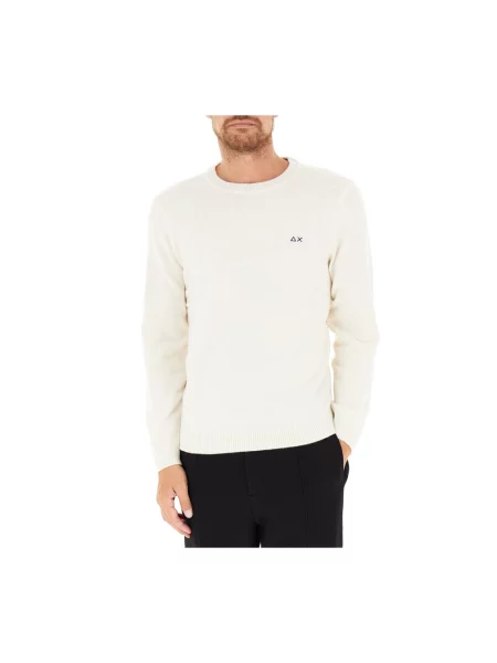 Sweter Sun68 beżowy