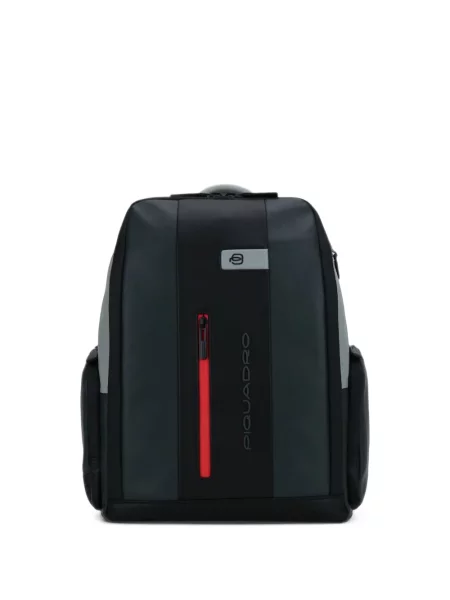Rucsac Piquadro din piele cu imagine verde