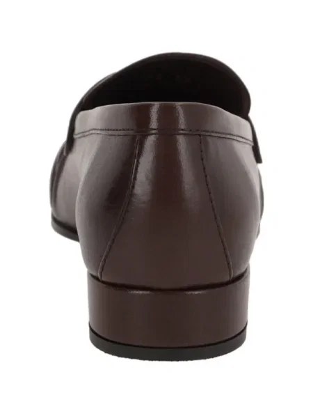 Pantofi loafer Prada din piele plisate maro