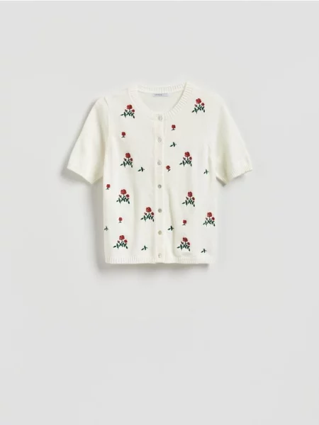 Pulover Reserved din jerseu scurt