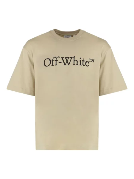 Tricou Off-white cu imagine alb