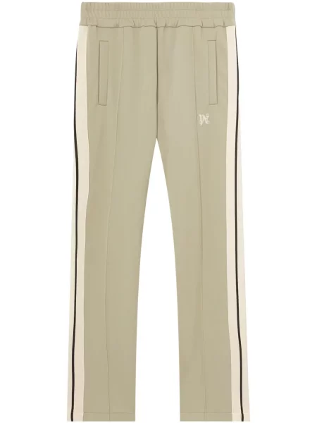 Pantaloni Palm Angels cu broderie gri