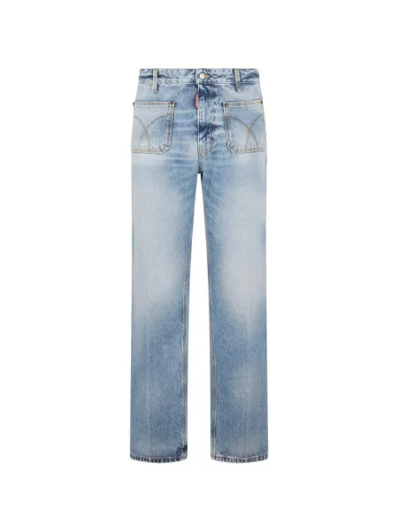 Hlače Dsquared2 plava