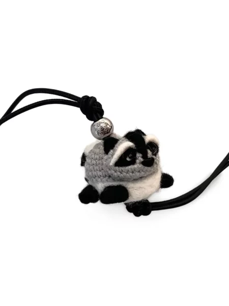 Pandantiv Loewe din fetru gri