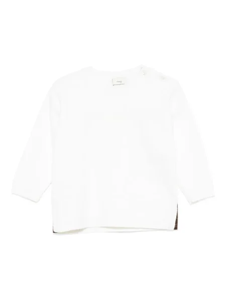 Sweter dziecięcy Fendi biały