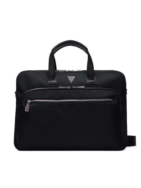 Guess Чанта за лаптоп HMBEHN черен