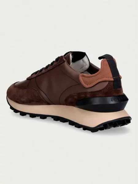 Iceberg Hyper sneakersy skórzane brązowe