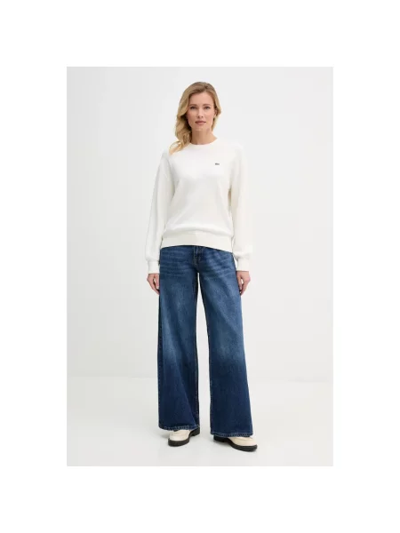 Lacoste Sweter weiss biały