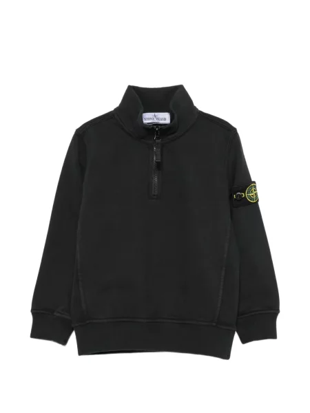 Bluza rozpinana dziecięca Stone Island czarna