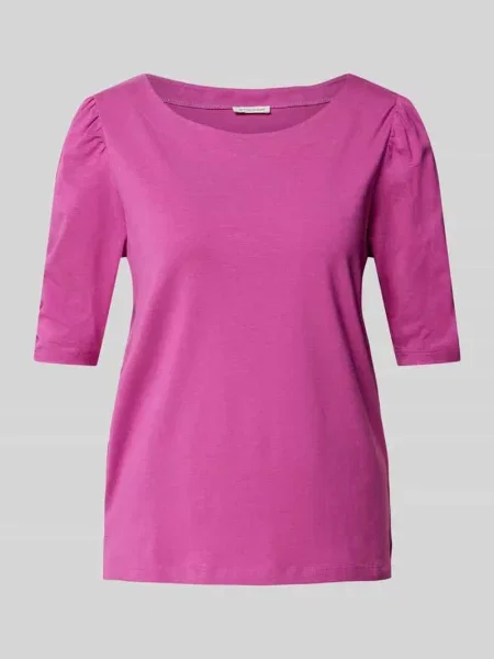 T-shirt z marszczeniami Tom Tailor