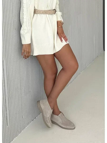 Замшевые лоферы 105.store