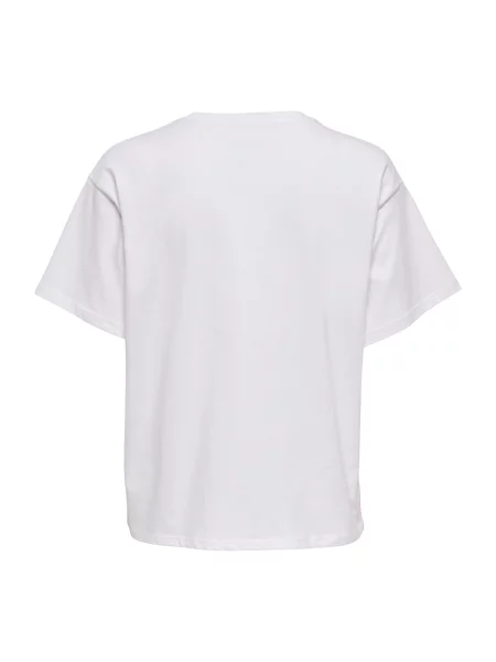 ONLY Tricou ONLZAMMY' alb