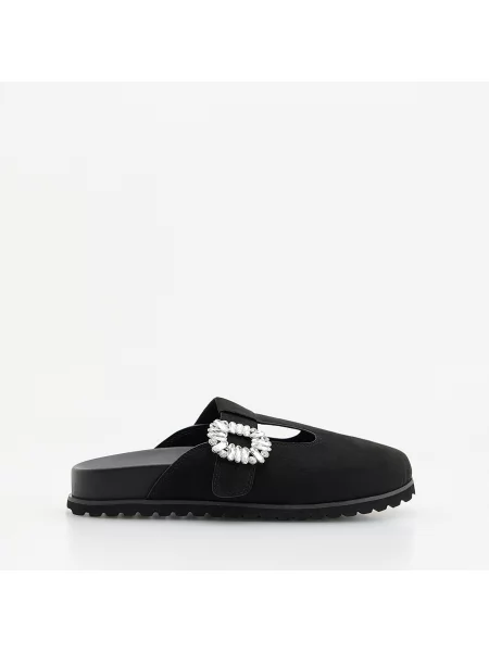 Reserved LADIES` MULES fekete