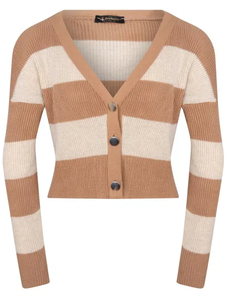 Sweter Dewberry brązowy