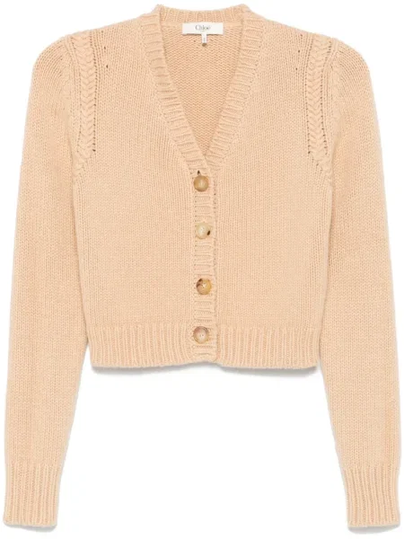 Cardigan Chloé cu decolteu în V