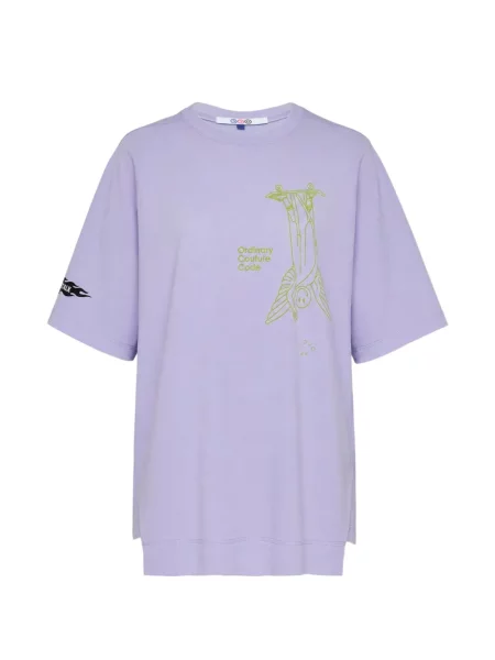 Tricou Ordinary Couture Code cu imagine violet