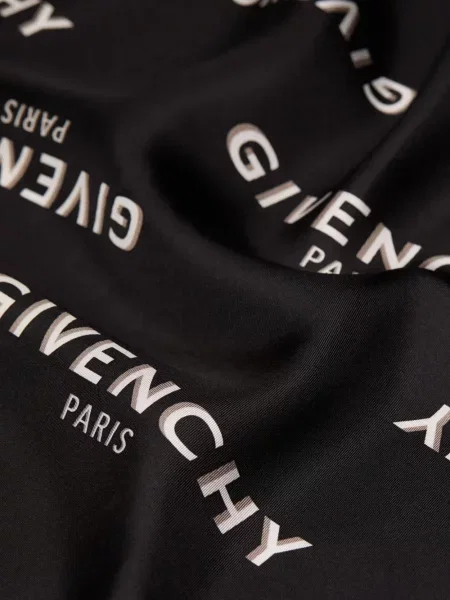 Fular Givenchy de mătase negru