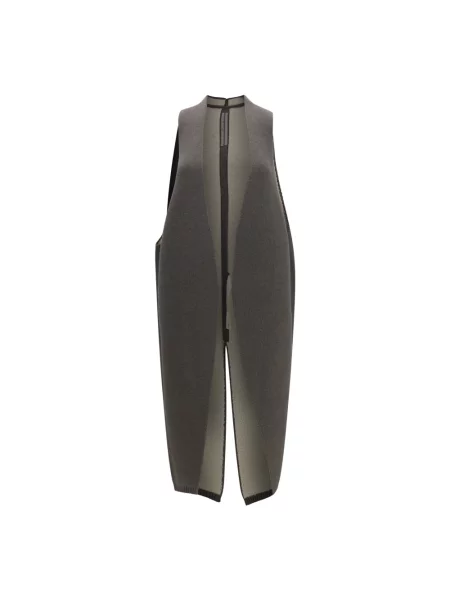 Długa kamizelka Rick Owens szara
