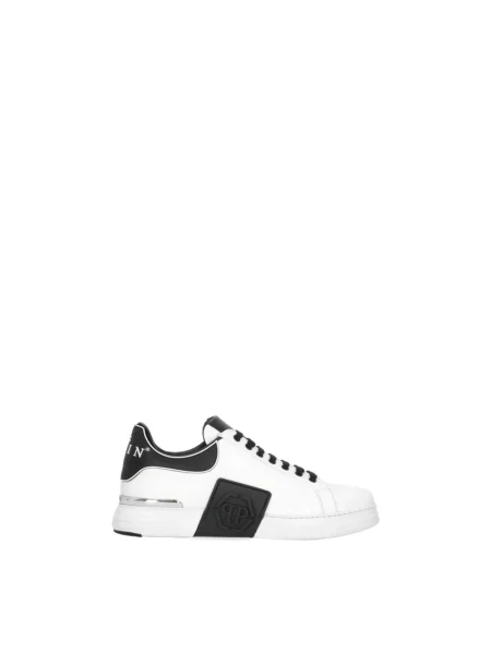Sneakersy Philipp Plein skórzane białe