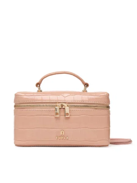 Furla Geantă Camelia Micro deschis roz