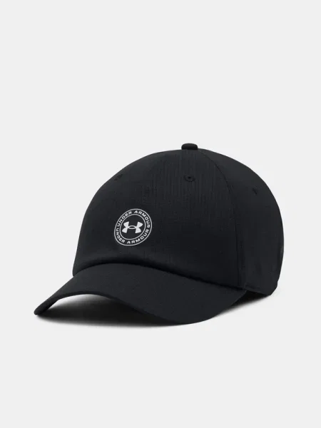 Шапка с козирка Under Armour Iso Chill Armourvent с изчистен дизайн черно