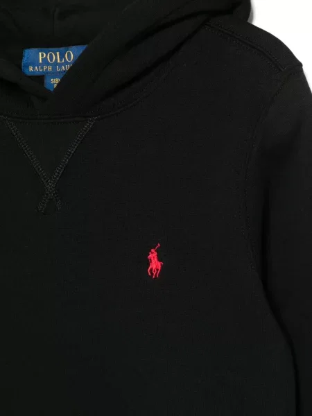 Bluza z kapturem dziecięca Polo Ralph Lauren czarna