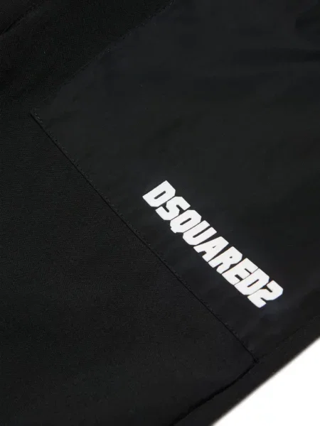 Spodnie dziecięce Dsquared2 czarne