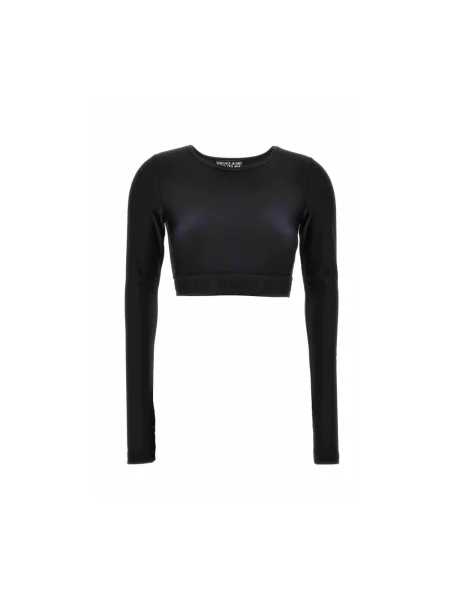 Top Versace Jeans Couture czarny