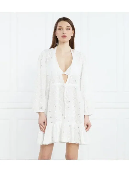 Melissa Odabash Rochie Evelyn alb