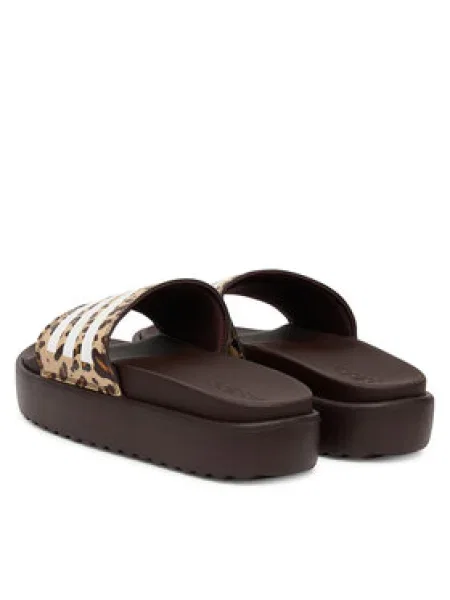ADIDAS PERFORMANCE Papucs Adilette cappuccinobarna / sötét / fehér barna