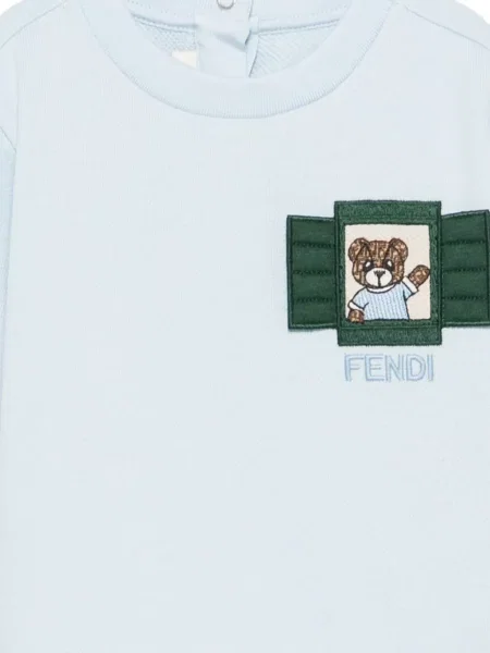 Bluza dziecięca Fendi niebieska