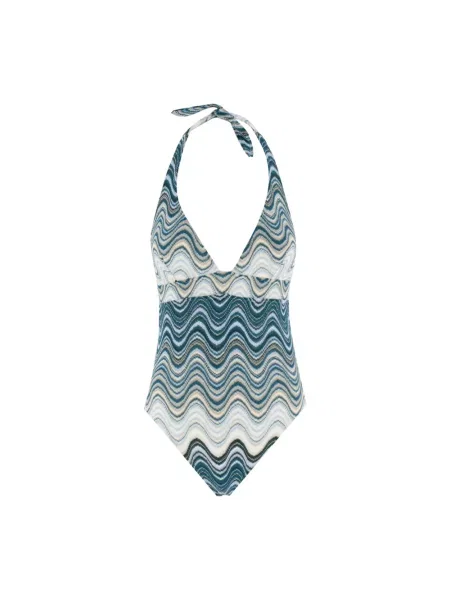 Stroj jednoczęściowy Mc2 Saint Barth z głębokim dekoltem elegancki