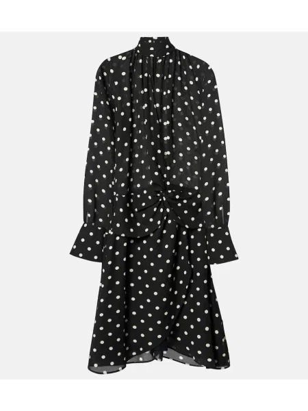 Rochie midi Nina Ricci până la genunchi de costum negru