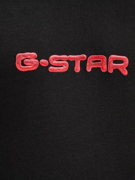 Футболка G-star с принтом черная