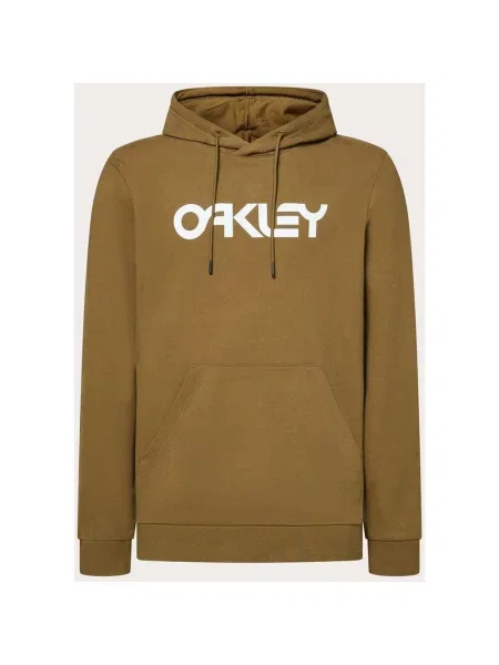 Bluza z kapturem Oakley PO brązowy S biały