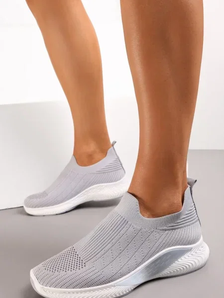 Pantofi sport pe talpă presată cu carâmb Taiden gri