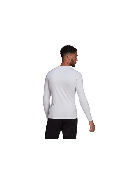 Tricou mânecă lungă Adidas alb