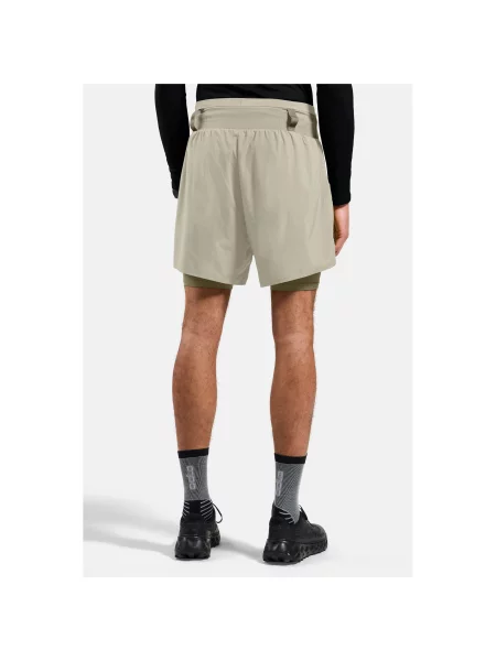 Spodenki Odlo short X-ALP TRAIL 5 INCH szare