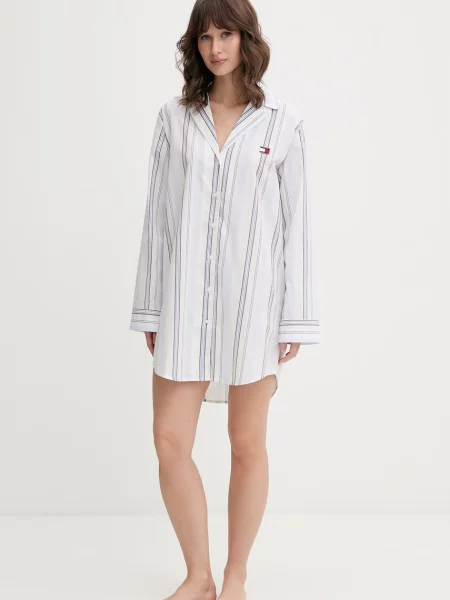 Tommy Hilfiger pyžamová košile bílá